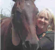 Standardbred Fan Club member Sully with her favorite love