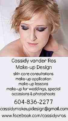 Cassidy V Ros make-up and design